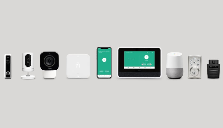 Vivint home security product line in New York City